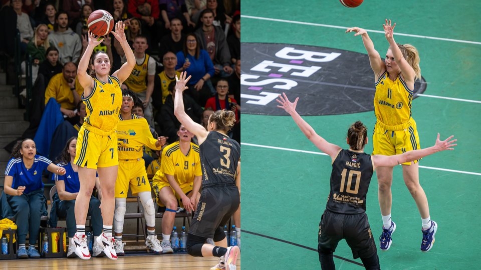 Dreijahresverträge im DBBL-Team: Leoni Kreyenfeld und Nina Rosemeyer unterschreiben bis 2027 bei ALBA