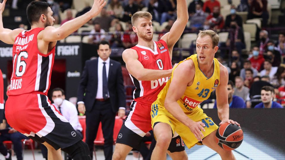 ALBA verliert nach starkem Comeback knapp bei Olympiakos Piräus