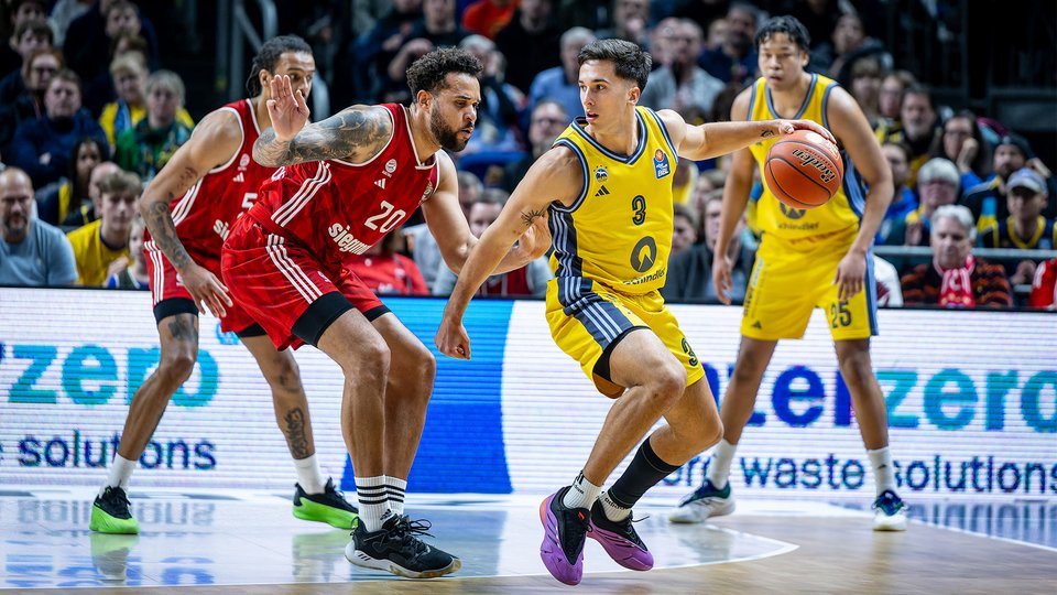 BBL-Rematch in München: ALBA trifft am Sonntag auf den FC Bayern Basketball