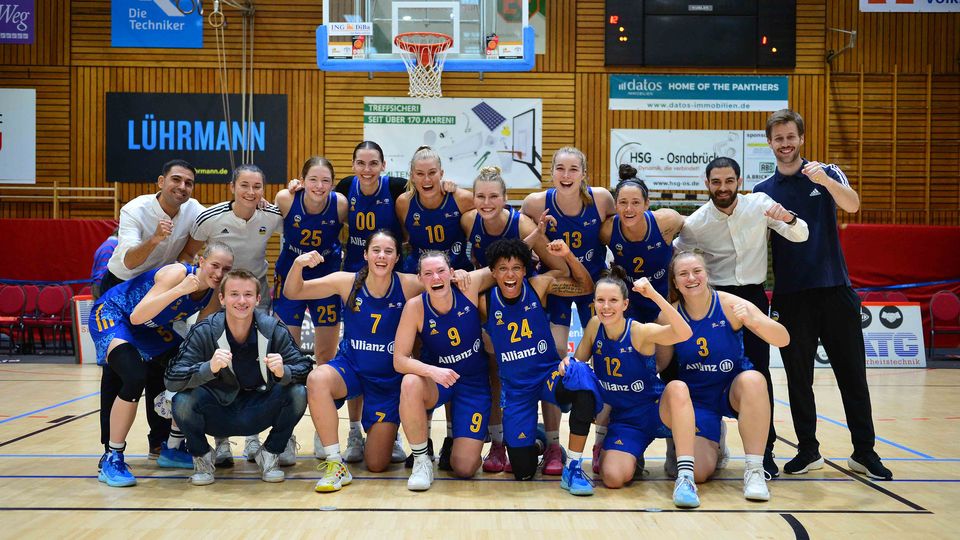 Hallo Bundesliga! ALBAs Frauen gewinnen ihr historisches erstes DBBL-Spiel in Osnabrück