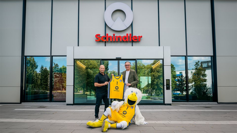 Schindler Deutschland ist neuer Trikotsponsor von ALBA BERLIN