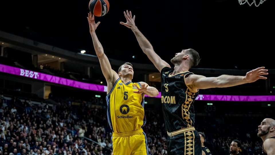 Comeback ohne Erfolg: ALBA verliert zum Jahresauftakt gegen Monaco