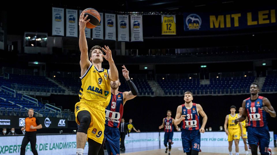 ALBA am Freitag zum Rückspiel bei Baskonia Vitoria und Rokas Giedraitis