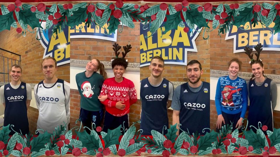 "Schneeflöckchen, Weißröckchen": lyrische Weihnachtsgrüße der ALBA-Teams im Video