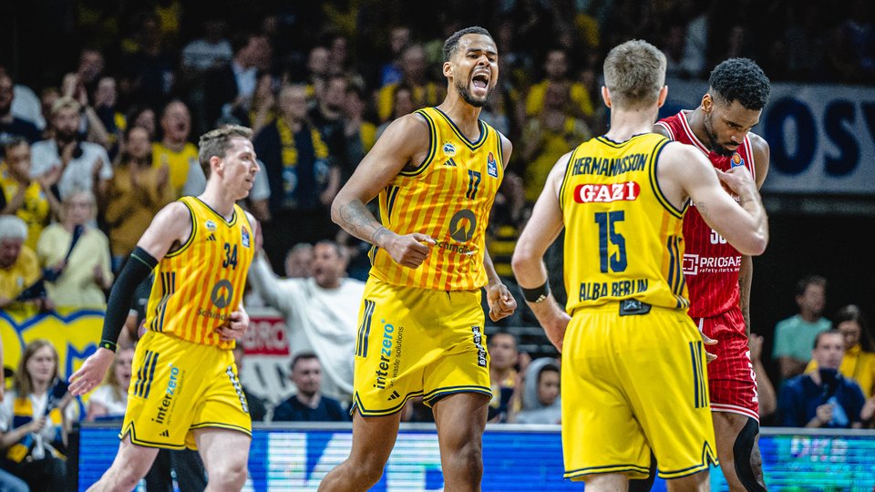 Sieg im alles entscheidenden fünften Spiel: ALBA schlägt Bamberg und steht im Finale um die Deutsche Meisterschaft