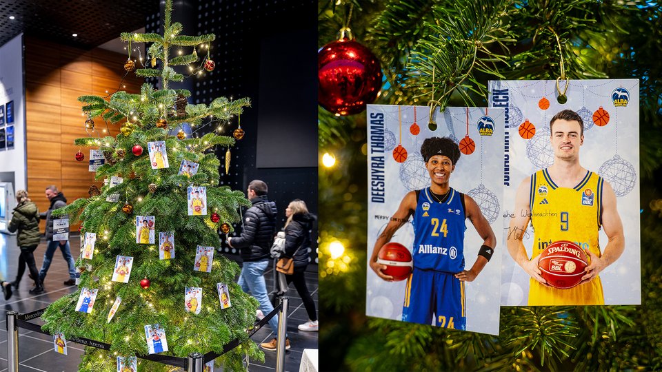 Virchow-Spendenaktion 2024 bei ALBA-Heimspielen vor Weihnachten