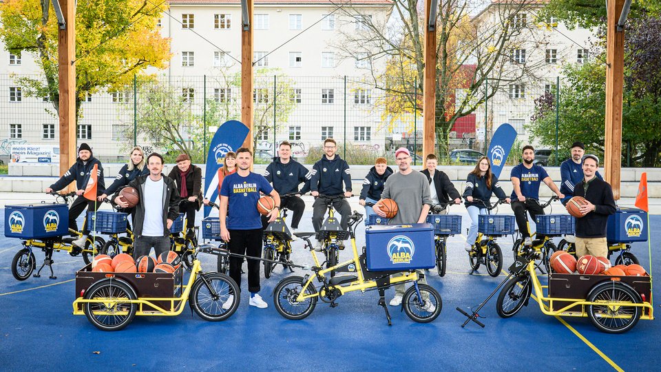 Von A nach B mit E: ALBA mit eigener Elektro-Lastenrad-Flotte