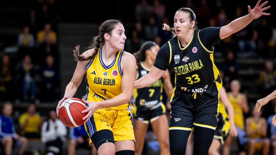 Die israelischen Meisterinnen am Rande der Niederlage: ALBA unterliegt Elitzur Ramla beim zweiten EuroCup-Auftritt knapp