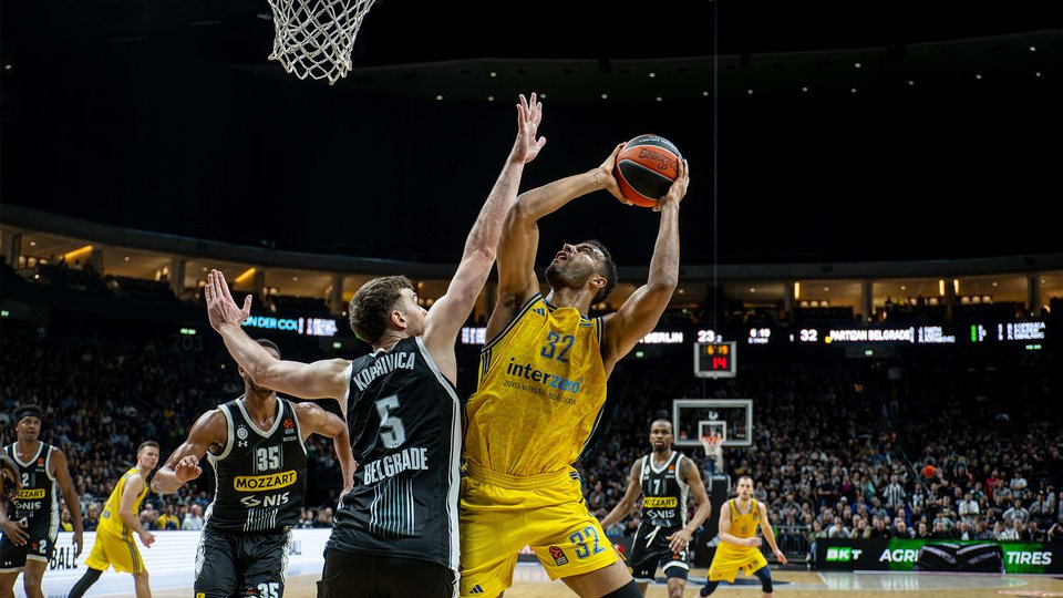 Trotz Comeback: ALBA verliert letztes EuroLeague-Heimspiel der Saison gegen Partizan Belgrad