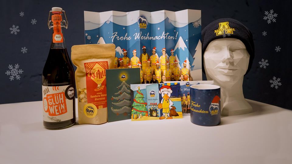 Jetzt im Fanshop erhältlich: Die ALBA-Weihnachtsbox