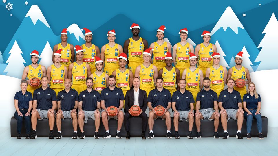 Weihnachtsgrüße von den ALBA-Teams / Heimspiele vor 2.000 Fans