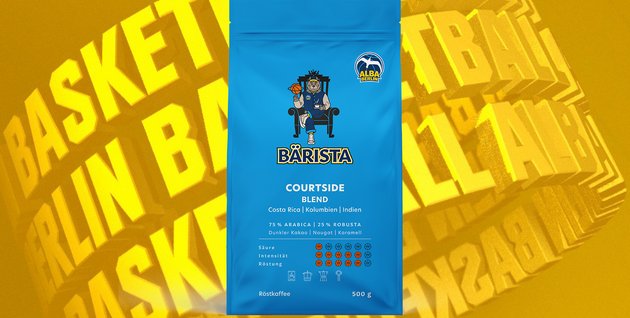 Kraftvoll. Vollmundig. Spielbereit: Jetzt den Courtside Blend von Bärista probieren
