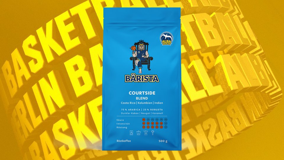 Kraftvoll. Vollmundig. Spielbereit: Jetzt den Courtside Blend von Bärista probieren