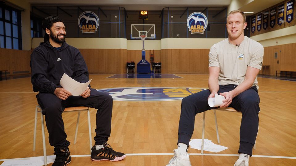 Peyton Siva und Luke Sikma beantworten Fragen der ALBA-Fans im LOTTO Berlin Fantalk