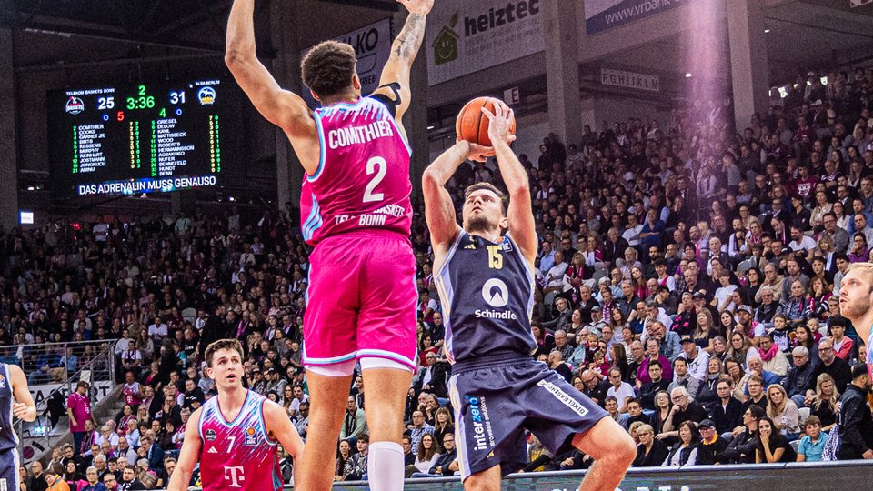 Drei Siege in einer Woche: ALBA gewinnt bei den Telekom Baskets Bonn