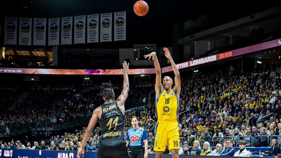 ALBA am Sonntag beim BBL-Tabellendritten in Braunschweig gefordert