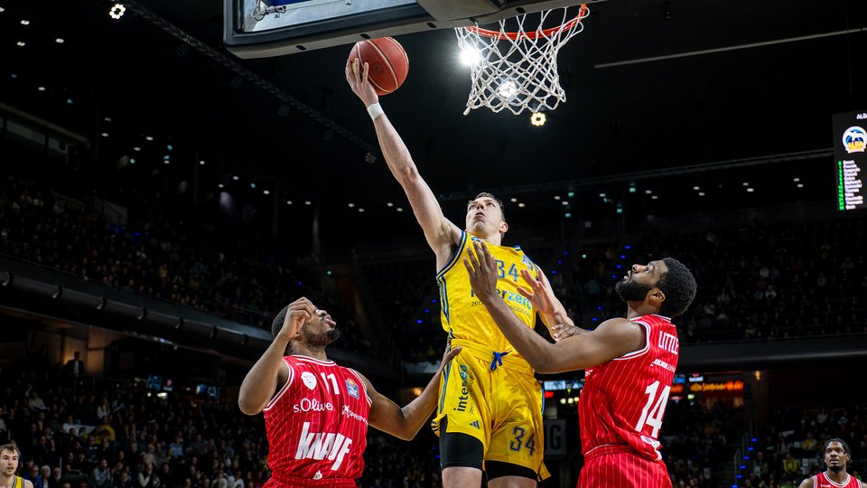 Nach dem EuroLeague-Sieg ist vor dem nächsten BBL-Duell: ALBA am Sonntag zu Gast bei den Würzburg Baskets