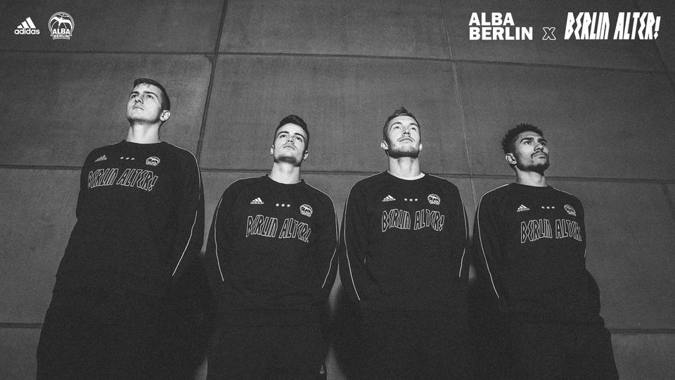ALBA BERLIN x BERLIN, ALTER! - Limitierter Kollabo-Sweater von adidas