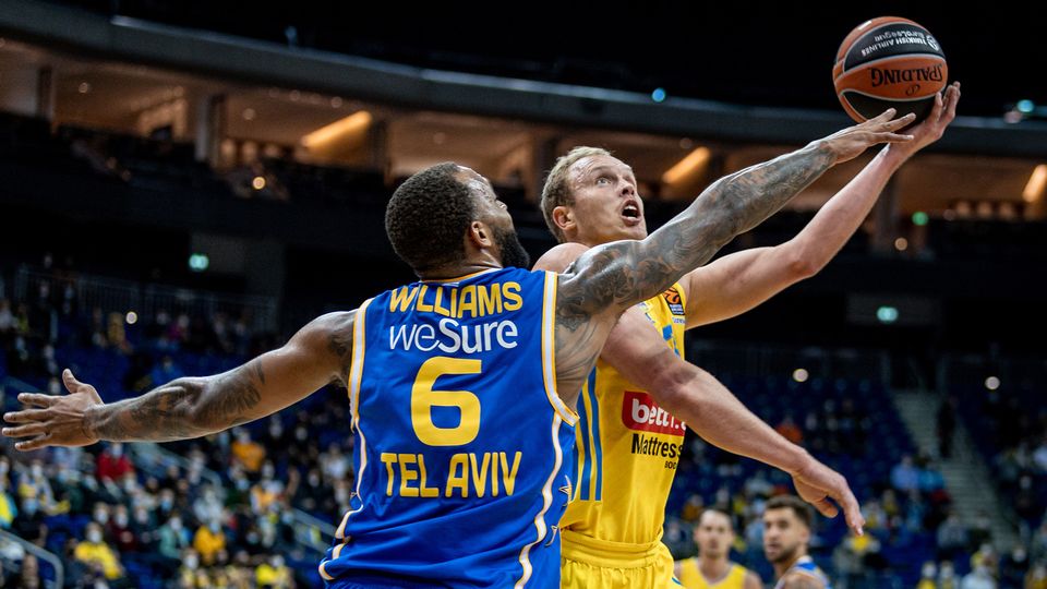 Letztes EuroLeague-Spiel vor Weihnachten: ALBA empfängt Maccabi Tel Aviv am Donnerstag