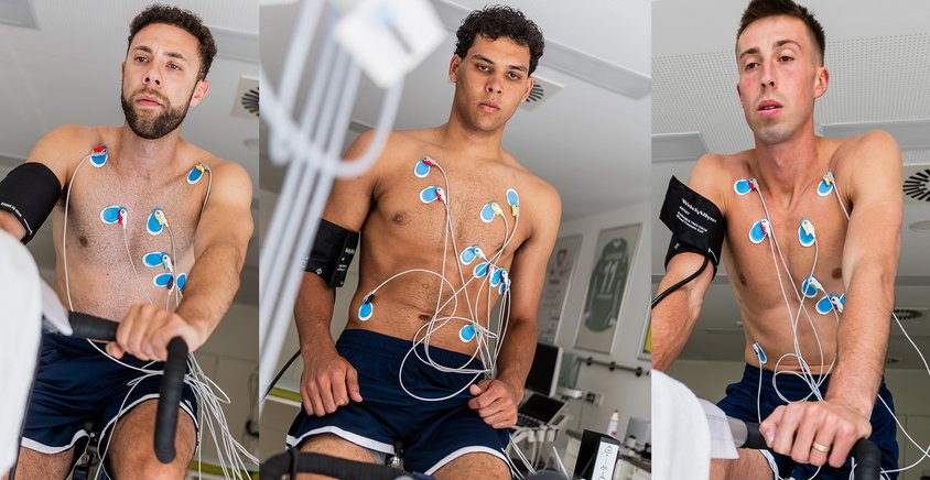 Preseason gestartet: ALBA-Neuzugänge bei Medizin-Checks im Unfallkrankenhaus Berlin