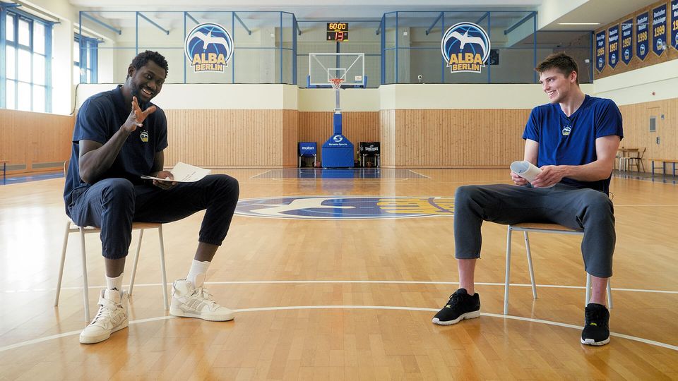 Christ Koumadje und Ben Lammers im LOTTO Berlin Playoff-Fantalk