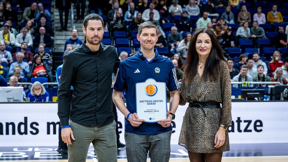 Norbert Opitz gewinnt den Matthias Grothe Award